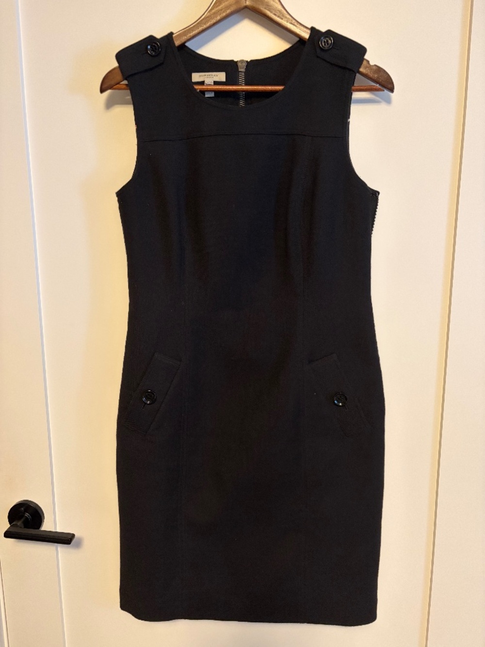 Burberry London Wool Blend Sheath Dress
